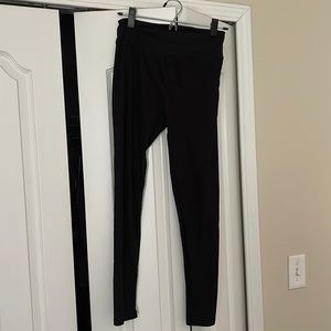 Luluaroe black leggings OS like new